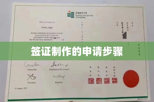 黄龙签证制作的申请步骤