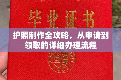 黄龙护照制作全攻略，从申请到领取的详细办理流程